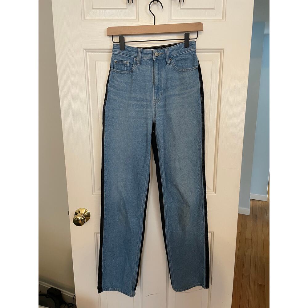 Pacsun Womens Jeans Size 24 All Cotton 90's Boyfriend Two Toned Denim Straight